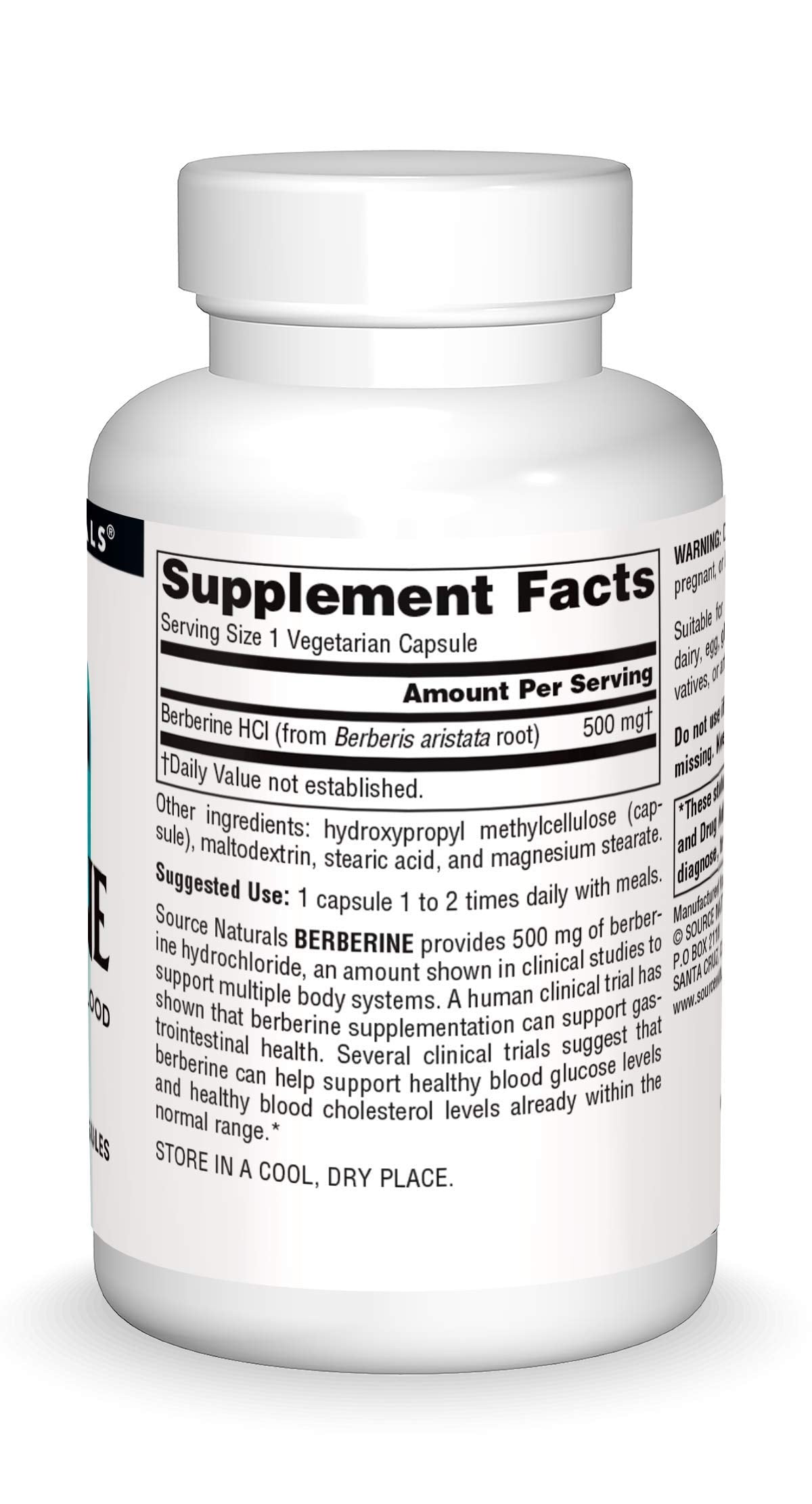 Source Naturals Berberine Vegetable Capsule