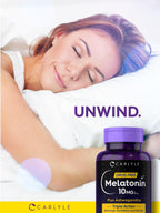 Carlyle Melatonin 10mg with Ashwagandha - 120 Capsules - image 7