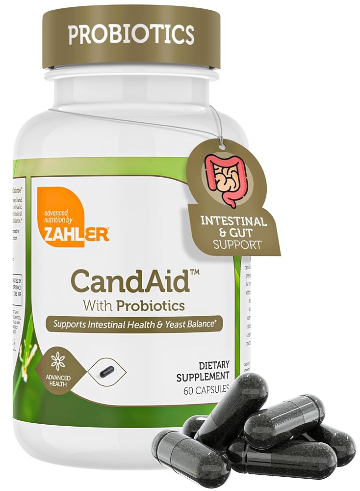 Zahler CandAid Cleanse Probiotic Digestive Health Supplement - 60 Capsules
