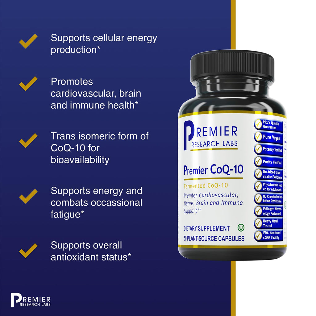 Quantum Nutrition Labs CoQ-10 Energy Support - 50 Vegetarian Capsules - image 4
