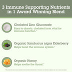 Quantum TheraZinc Organic Elderberry Immune Support - 18 Lozenges - image 4
