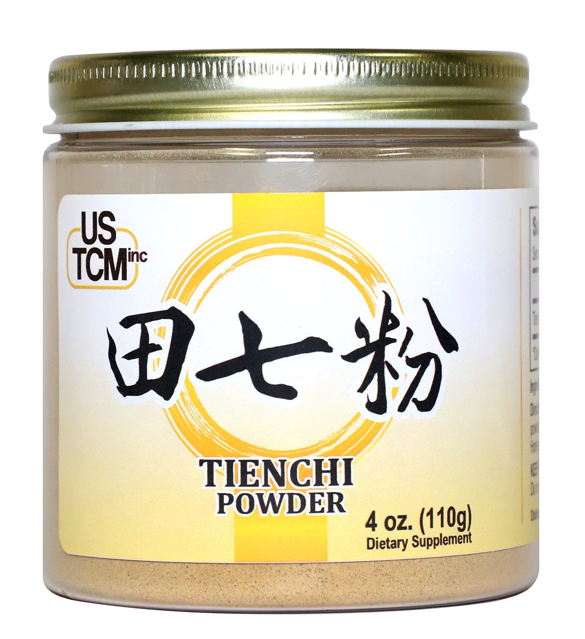 USTCM 100% Pure Tienchi Powder Pseudoginseng Powder Tienchi Ginseng