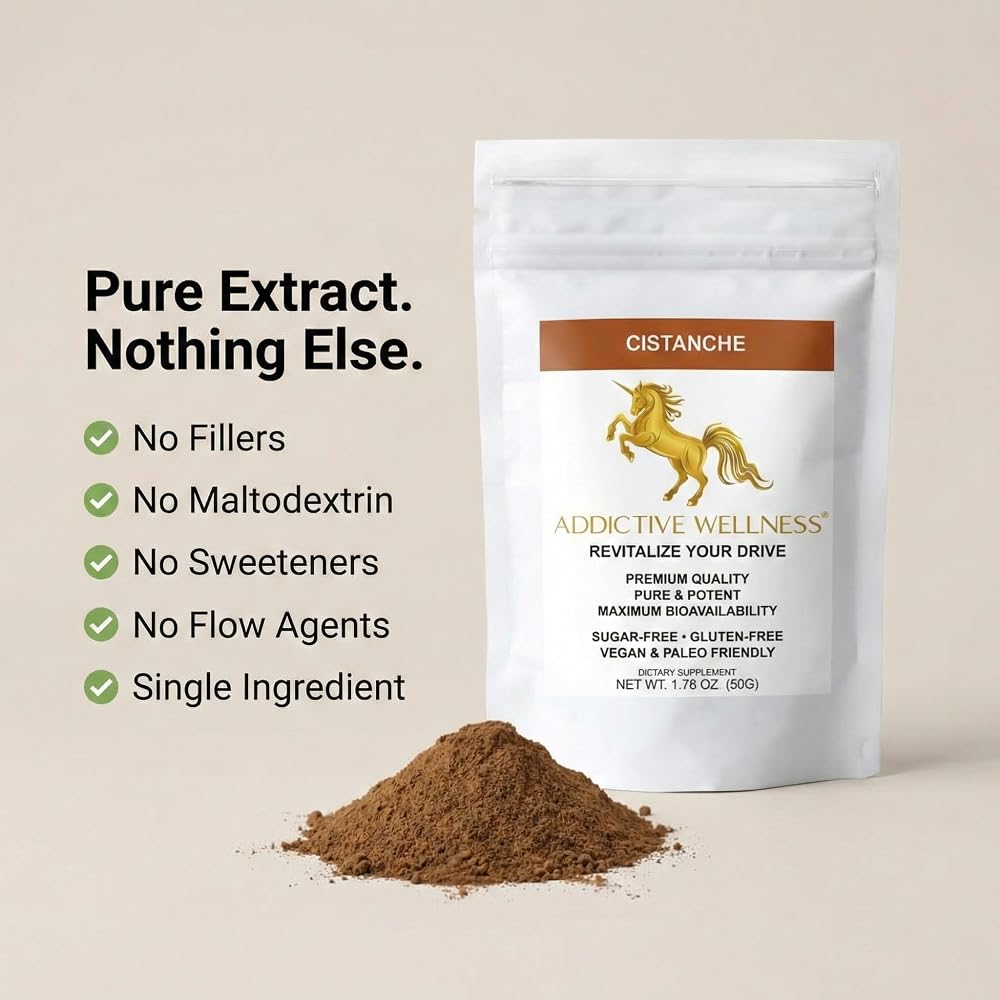 Addictive Wellness Cistanche Extract Powder 10:1 - 50g - image 8