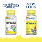 SOLARAY Astragalus Root 550 mg - 100 Vegetarian Capsules - image 2