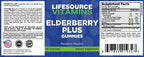 LifeSource Vitamins Elderberry Plus Vitamin C & Zinc - 90 Gummies - image 3