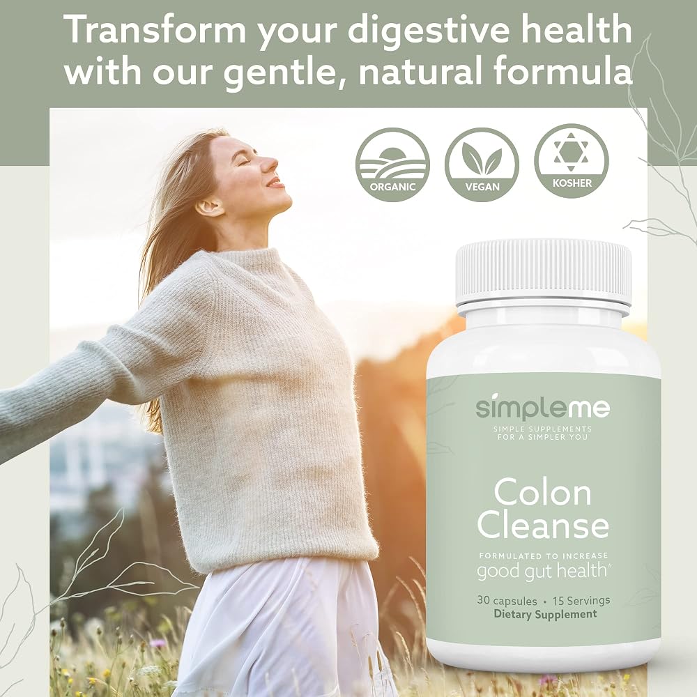 SIMPLEME Colon Cleanse Detox Capsules - 30 Capsules - image 5