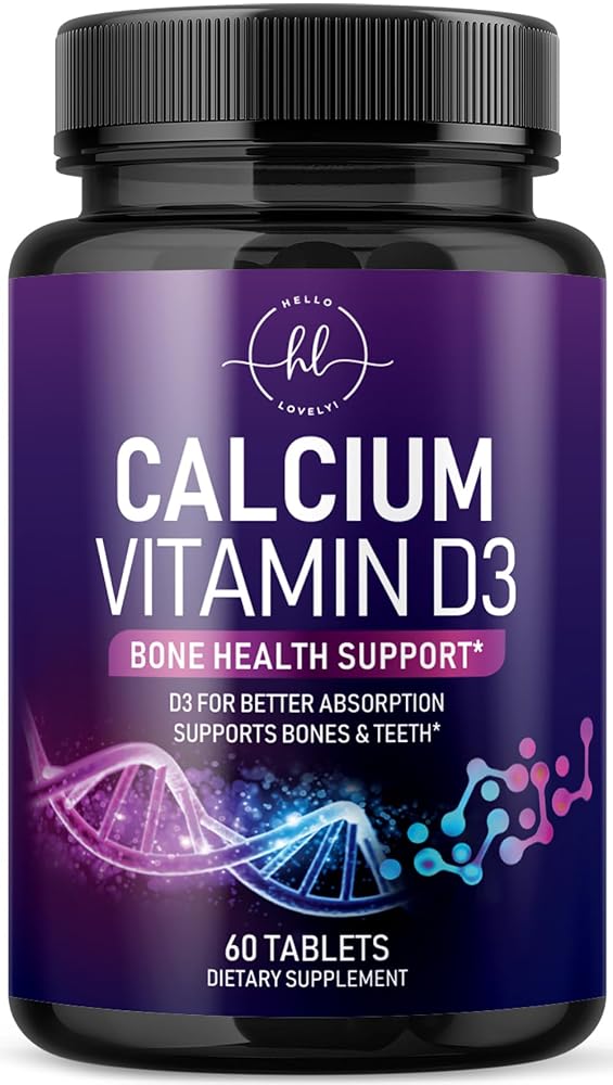 Hello Lovely! Calcium 1200 mg per Serving with Vitamin D3 - Bone