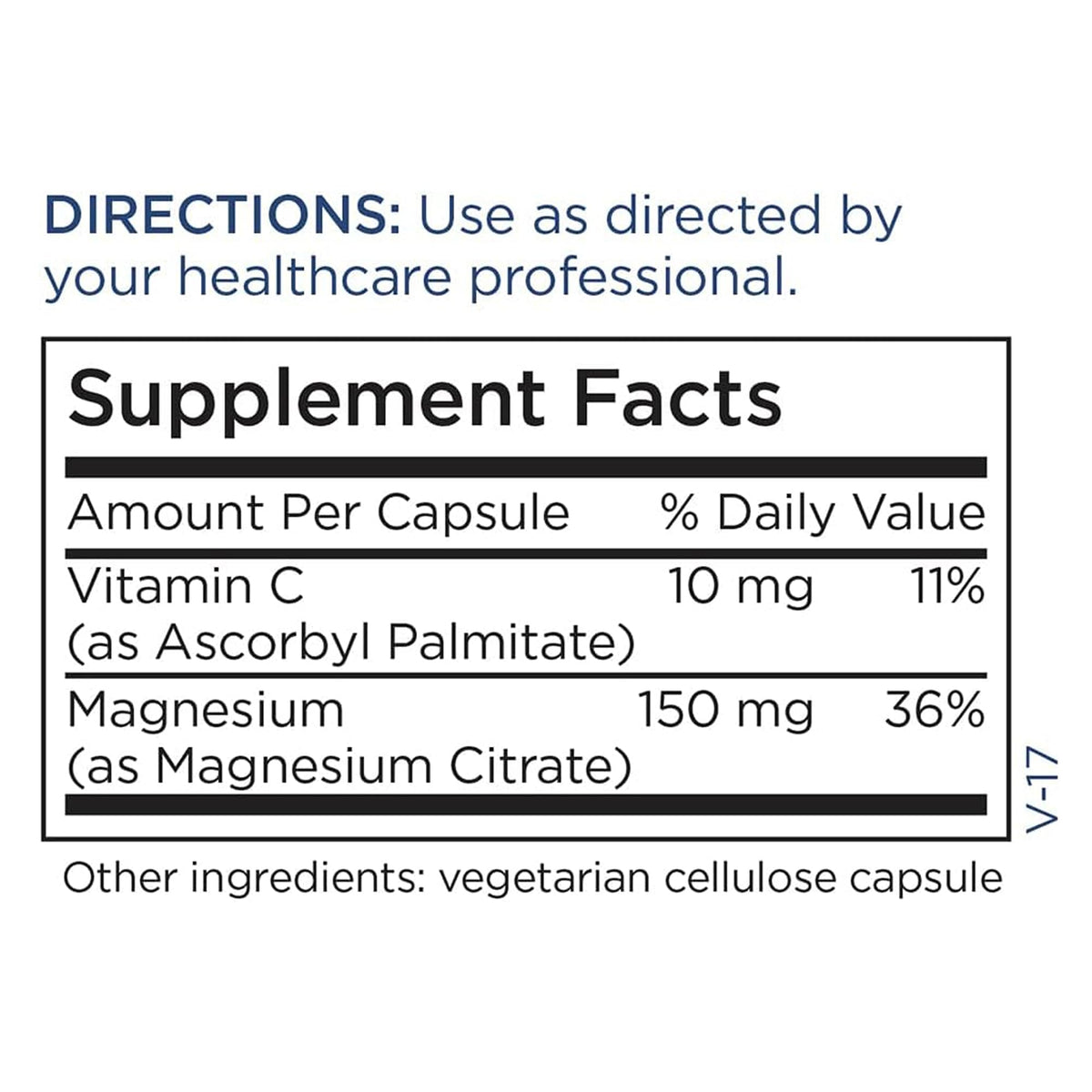 Metabolic Maintenance Magnesium Citrate 150 mg - 120 Capsules - image 5