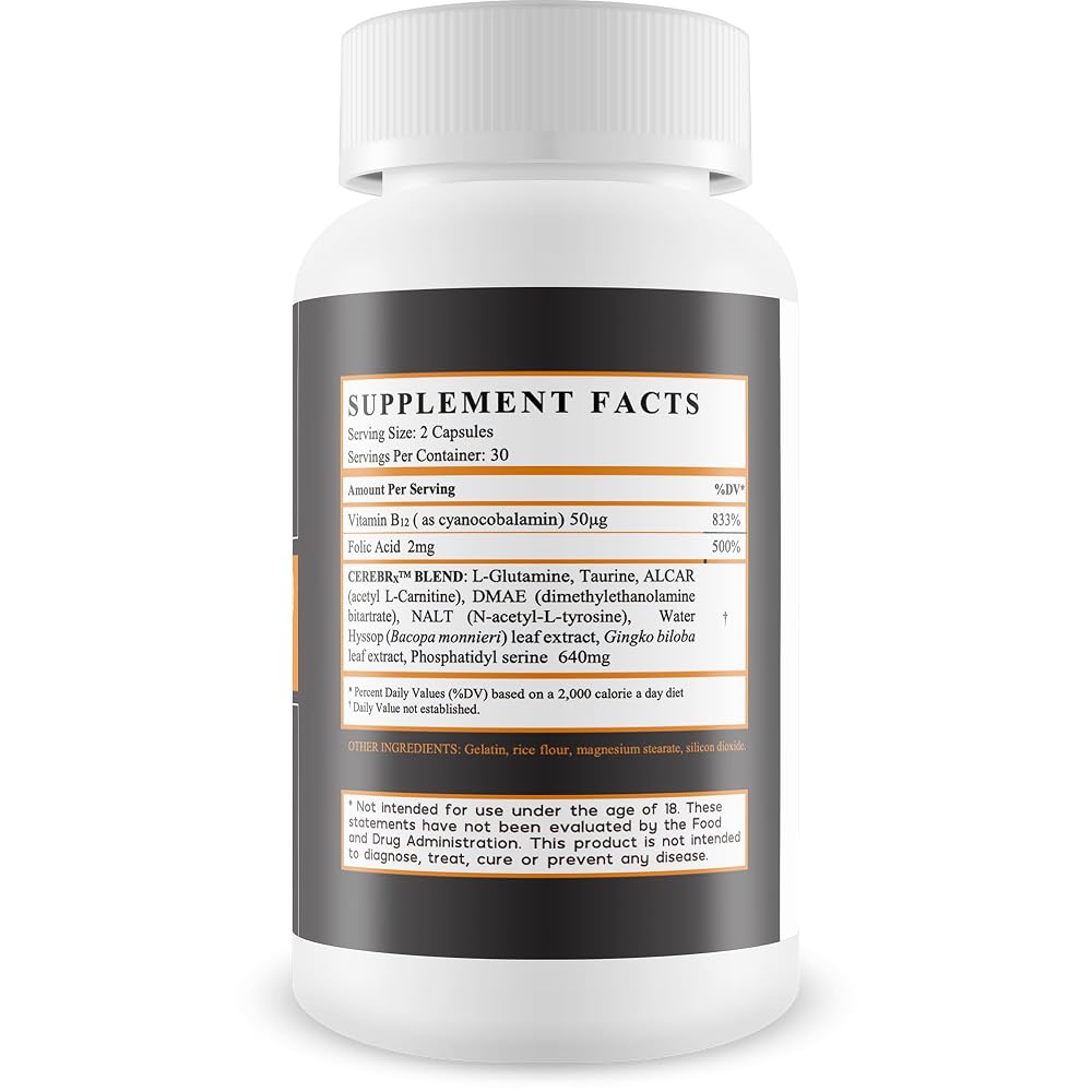 Happy Health Marketplace Intellio Pro Memory Brain Support - 60 Capsules - image 2