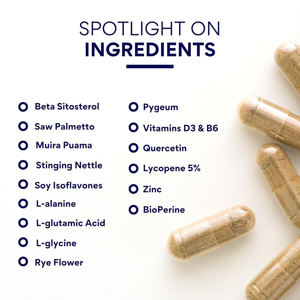 Research Verified Prosta Relief Saw Palmetto - 180 Capsules - image 6