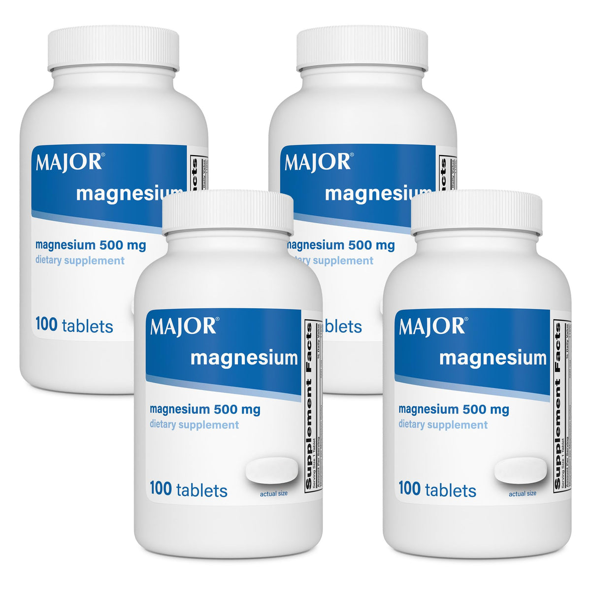 Major Magnesium 500mg - Magnesium Oxide Tablets - Dietary Supplement