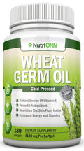 NutriONN Wheat Germ Oil 1130mg - 180 Softgels