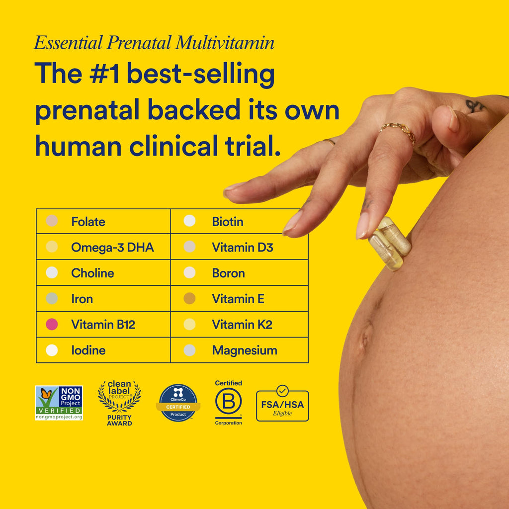 Ritual Prenatal Vitamins: Folate & Choline for Neural Tube Support
