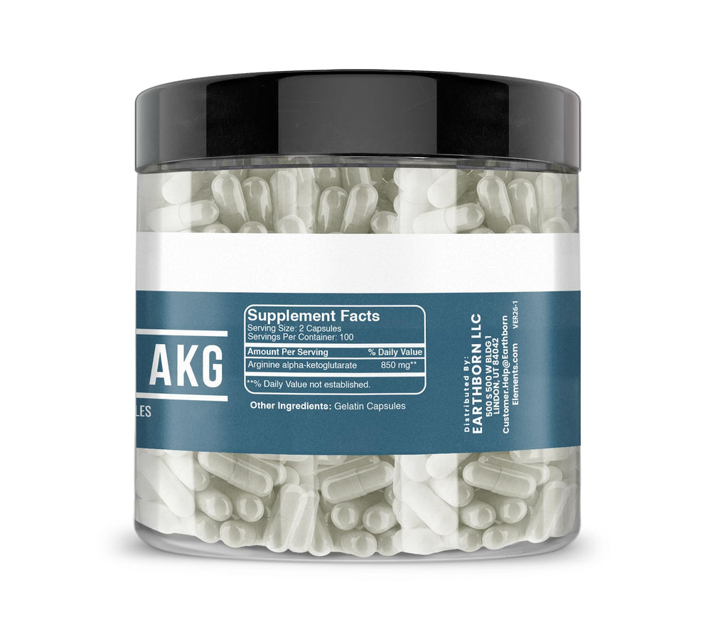Earthborn Elements Arginine AAKG - 200 Capsules - image 2