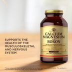 Solgar Calcium Magnesium Plus Boron - 250 Tablets - image 5