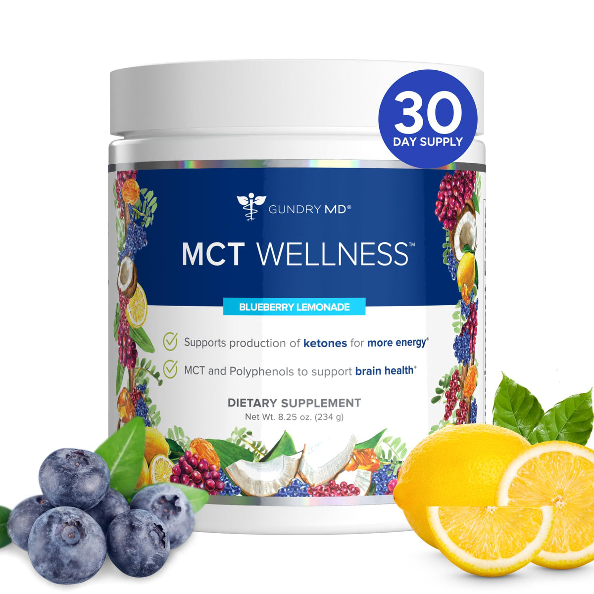 Gundry MD MCT Wellness Powder, Sugar Free