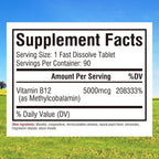 Innate Vitality Vitamin B12 5000mcg