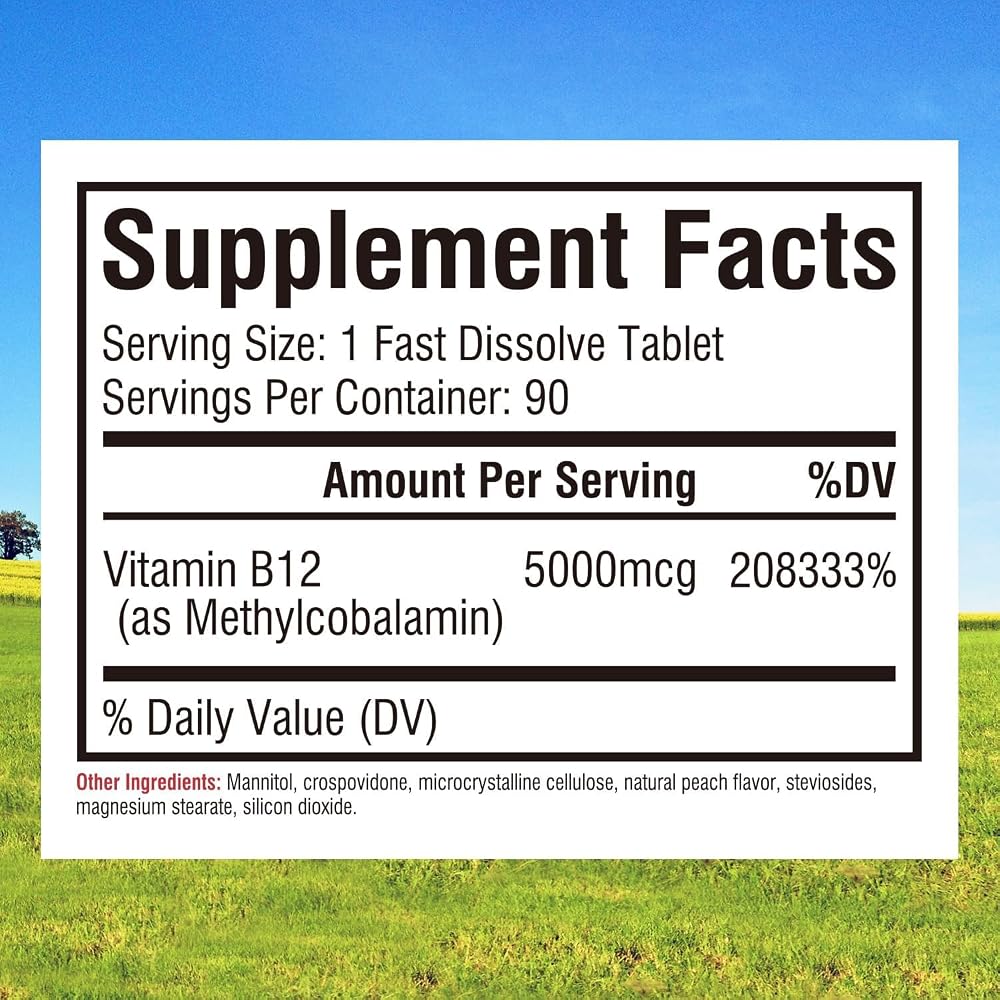 Innate Vitality Vitamin B12 5000mcg