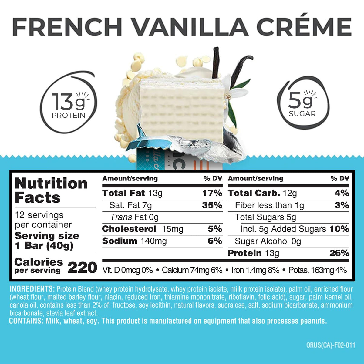 Power Crunch Vanilla Cream Protein Bars - 12 Count - image 2