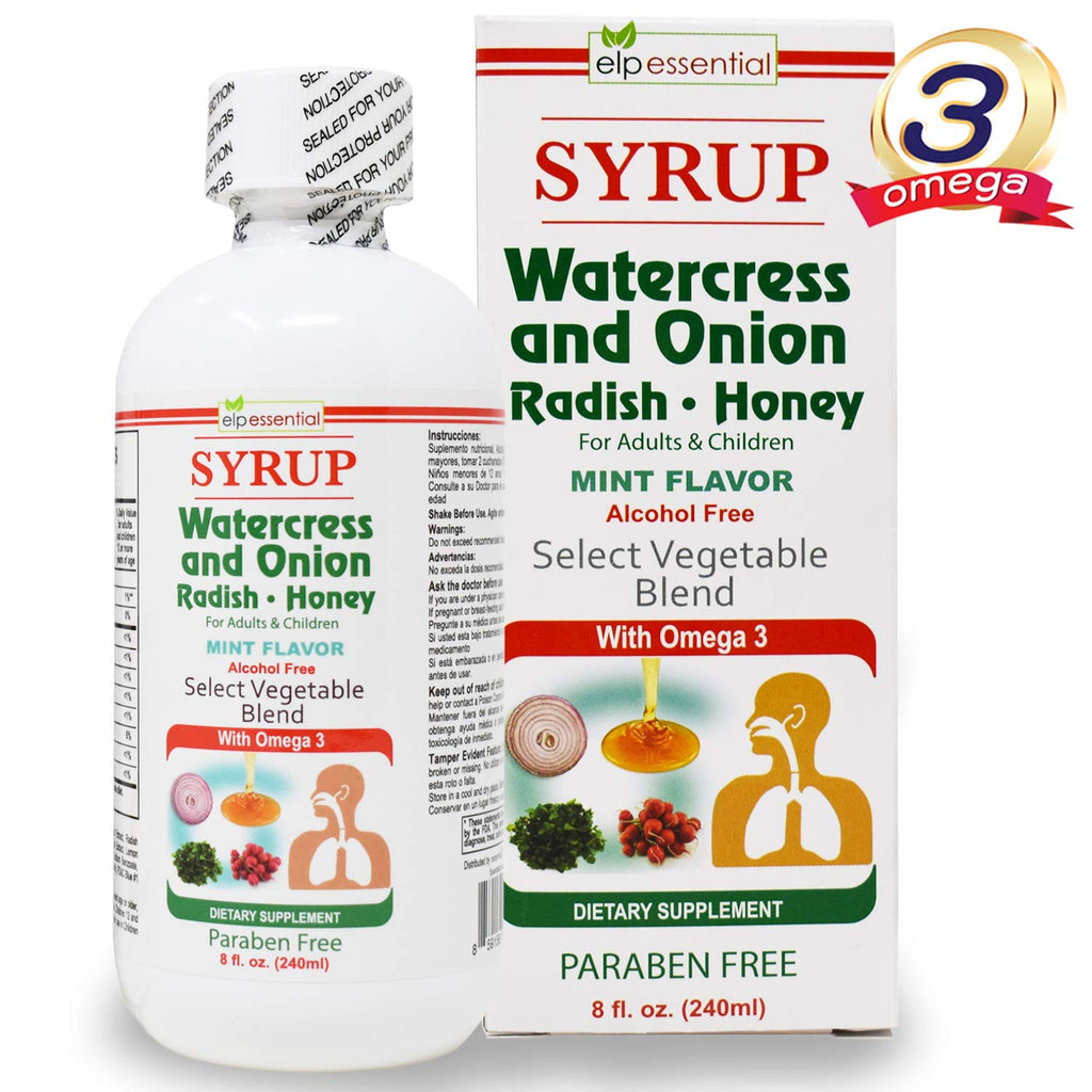 ELP ESSENTIAL Watercress and Onion Radish Honey Syrup - 16 Fl Oz - image 2