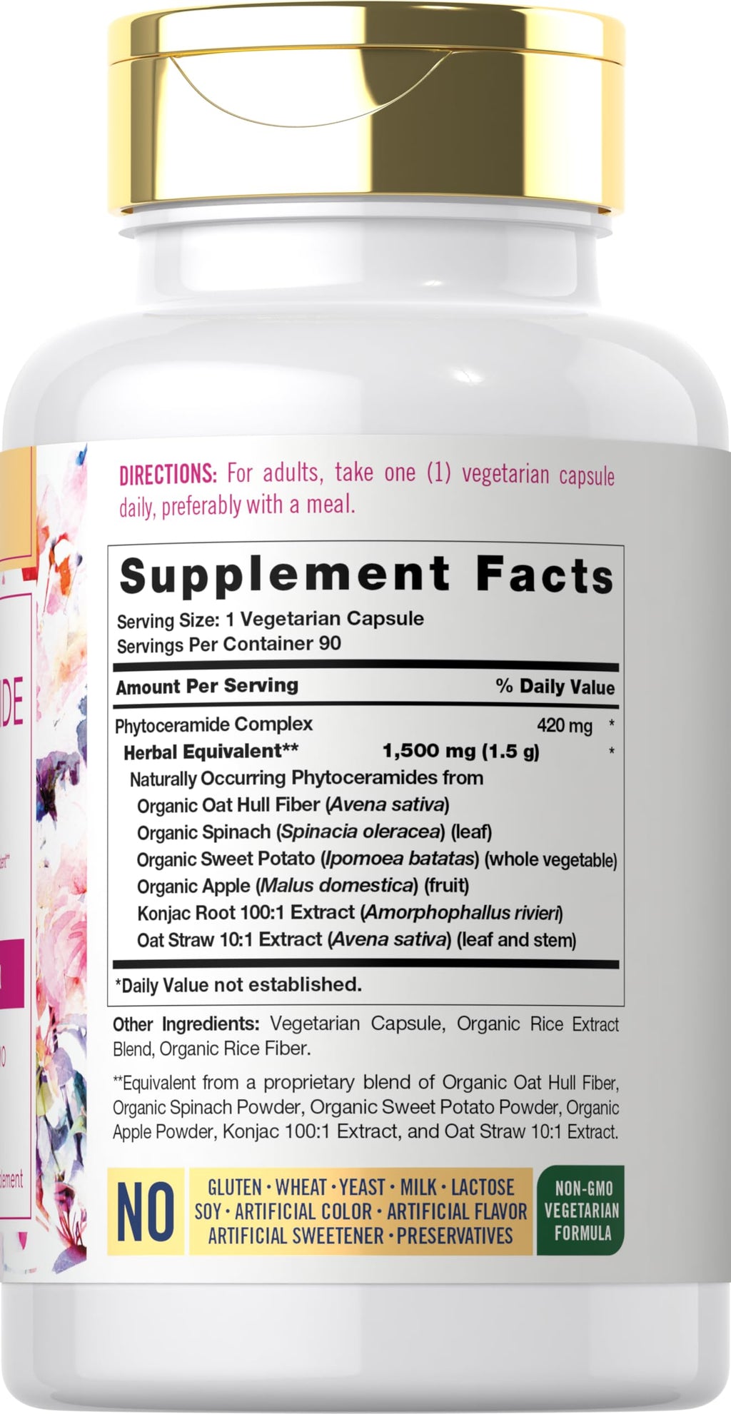 Carlyle Phytoceramide Supplement with Organic Sweet Potato - 90 Capsules - image 2