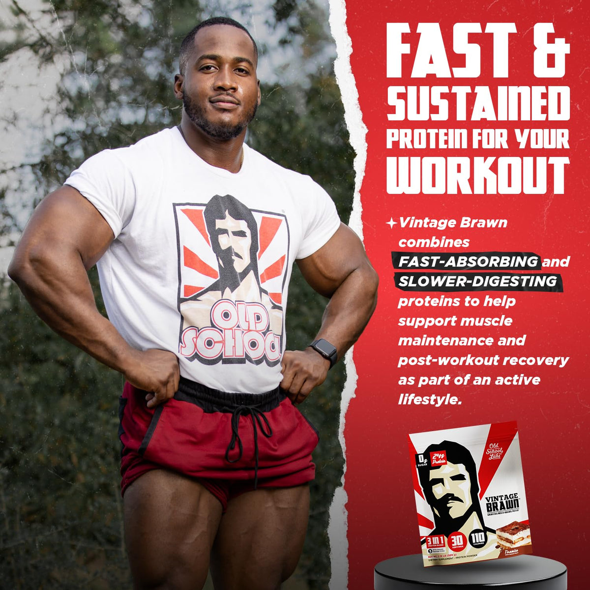 Old School Labs Protein Powder Isolate for Muscle Building - 30 Servings - image 5