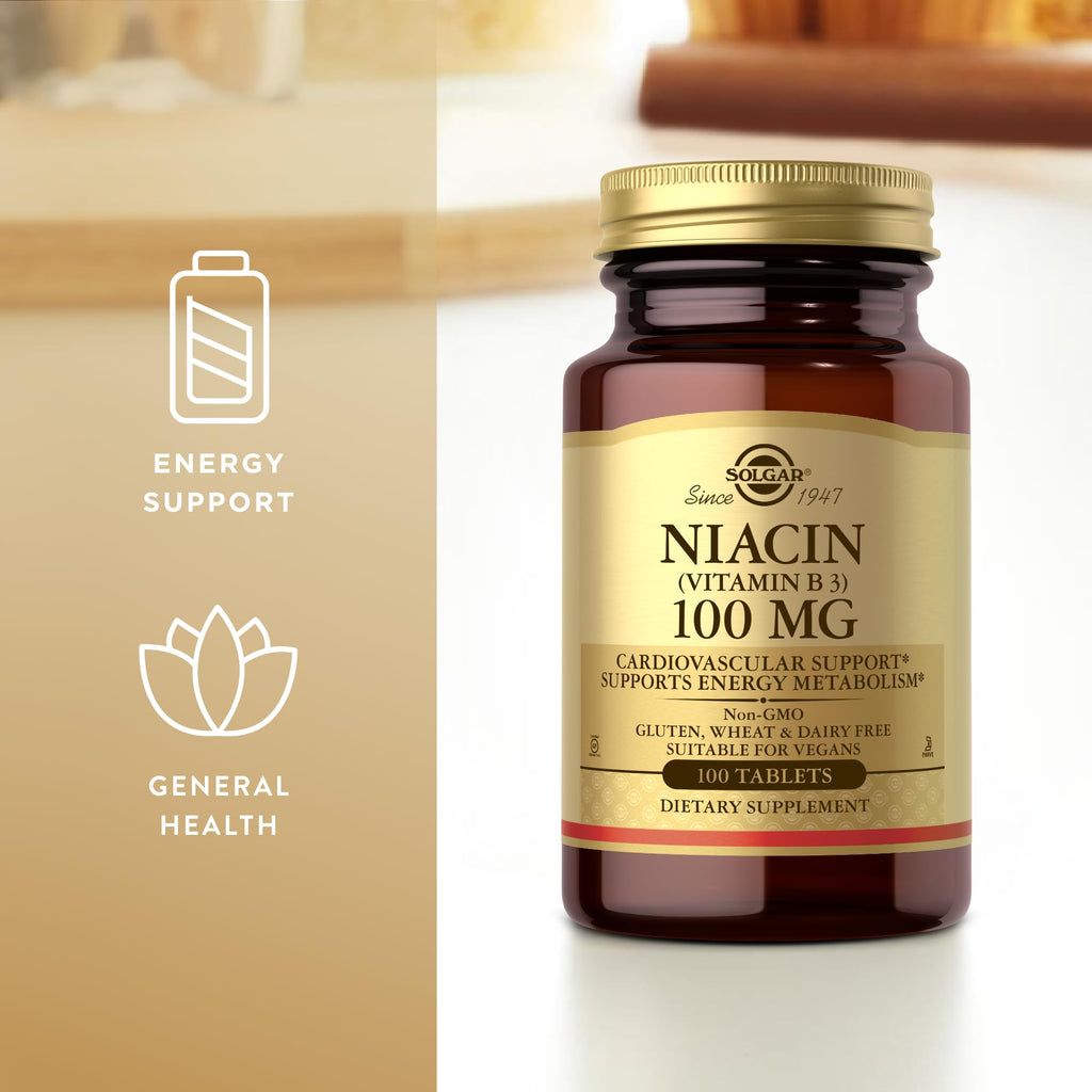 Solgar Niacin 100mg - 100 Tablets - image 4