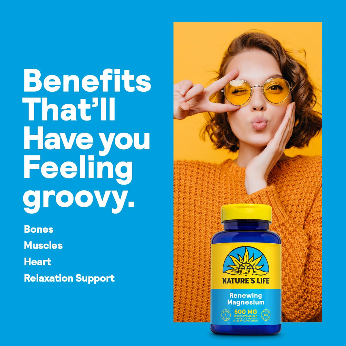 NATURE'S LIFE Renewing Magnesium 500 mg