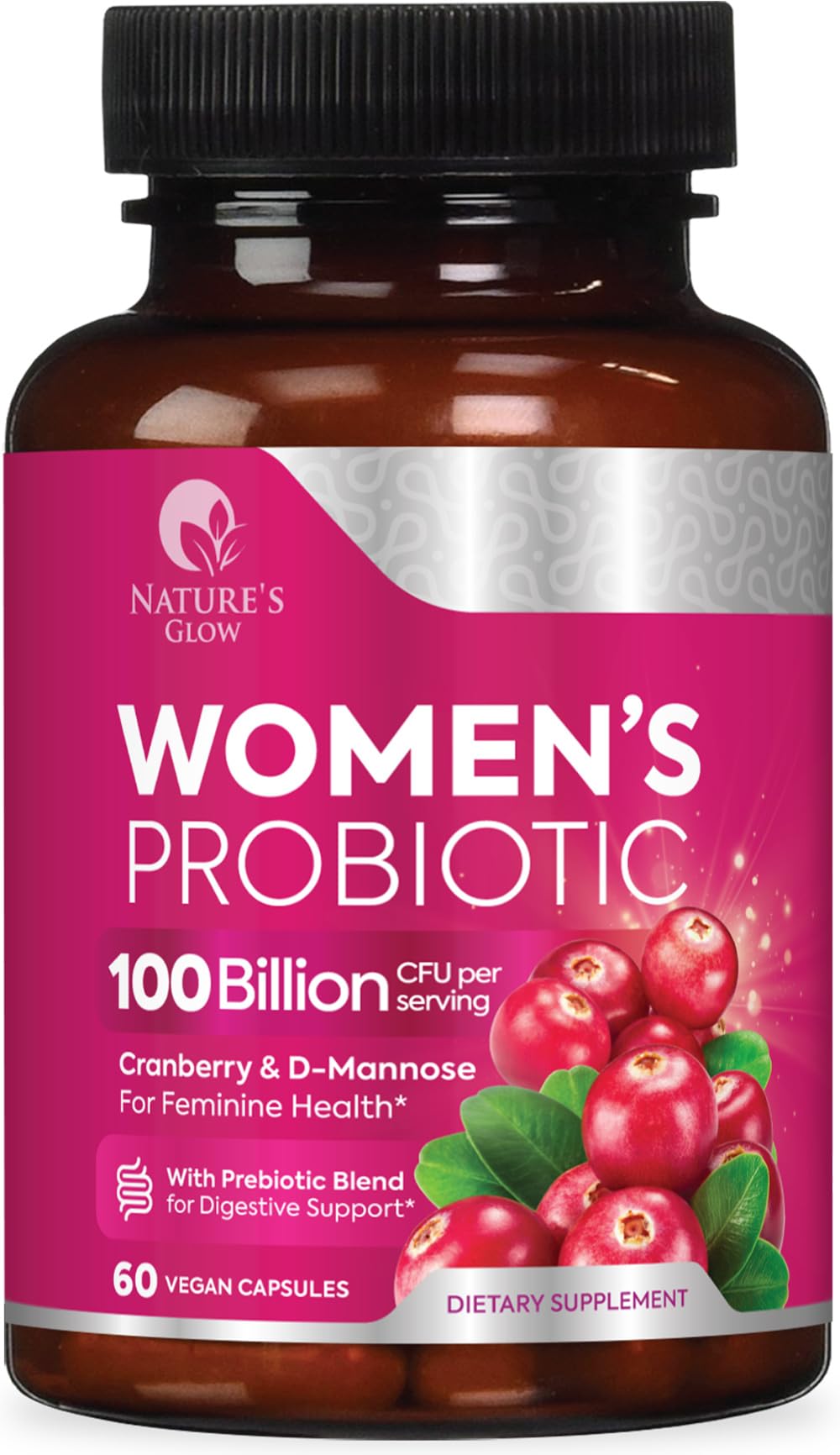 Nature's Glow Probiotics for Women - 100 Billion CFU - Advanced PH