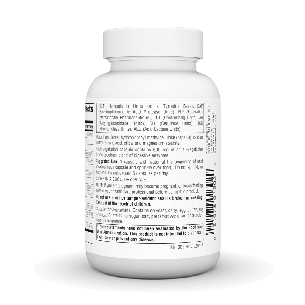 Source Naturals Essential Enzymes 500mg Bio-Aligned Multiple Enzyme