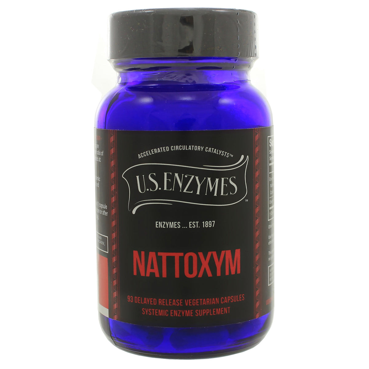 USAEnzymes Nattoxym 93c Digestive Enzyme - 93 Capsules