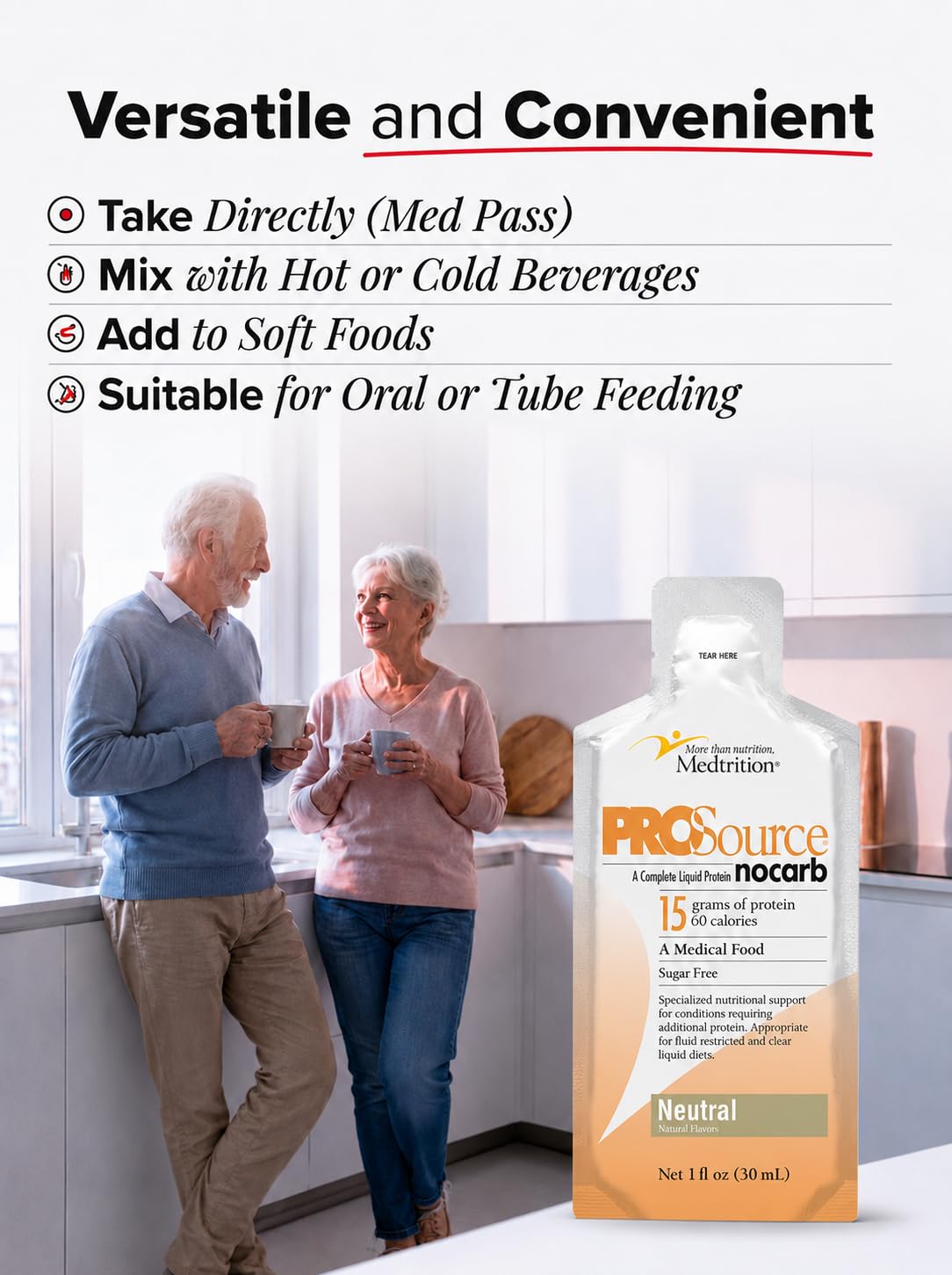 Medtrition ProSource NoCarb Liquid Energy Packets