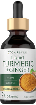 Carlyle Turmeric and Ginger Drops with Black Pepper - 2 fl oz