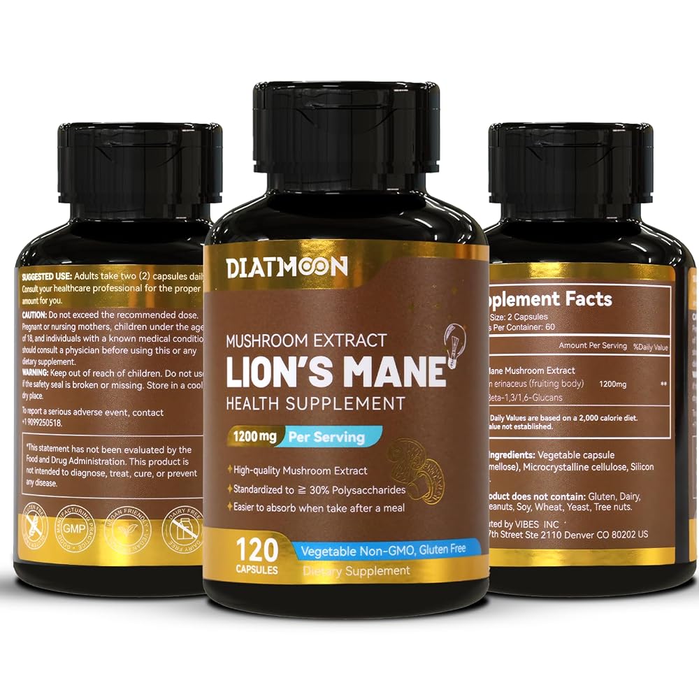 DIATMOON Lion’s Mane Supplement
