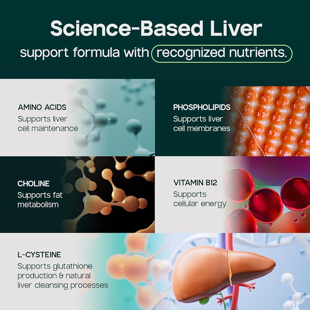 LIVERITE Liver Aid Supplement for Daily Liver Support - 240 Tablets - image 6