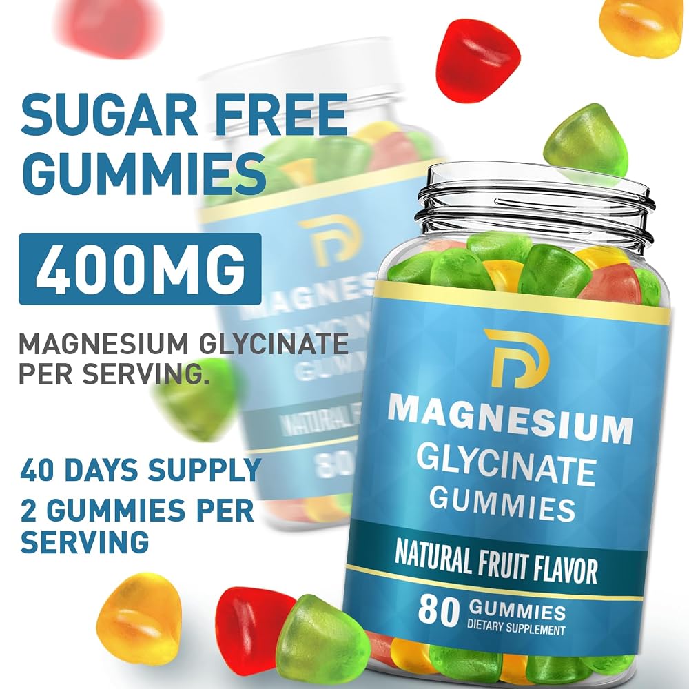 DriRaych Magnesium Glycinate Gummies 400mg - 160 Gummies - image 4