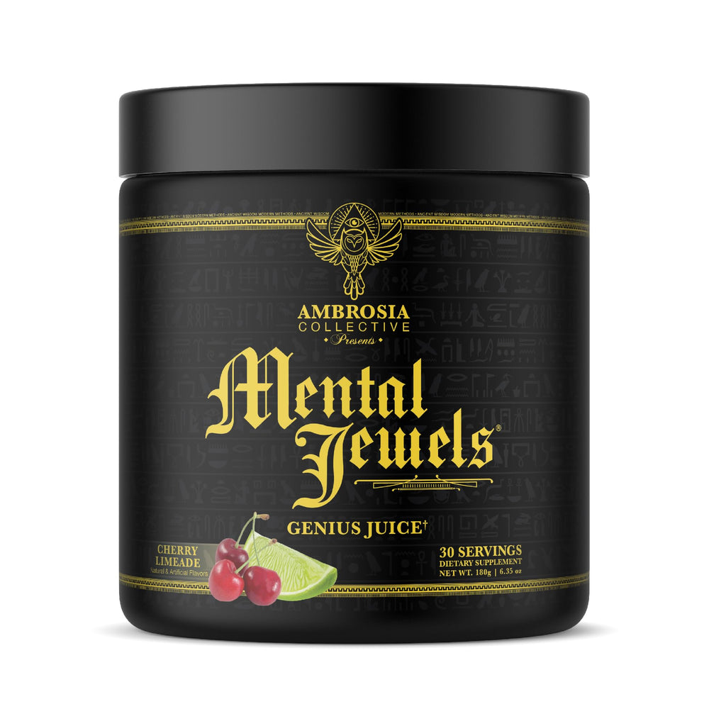Ambrosia Mental Jewels Nootropic Brain Supplement Powder - 30 Servings