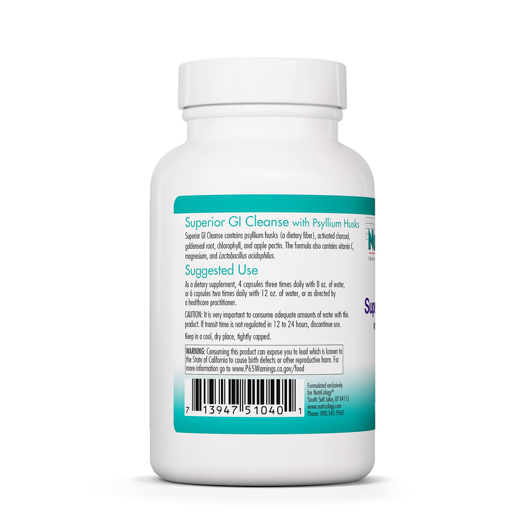 Nutricology Superior GI Cleanse Supplement - 100 Capsules - image 3