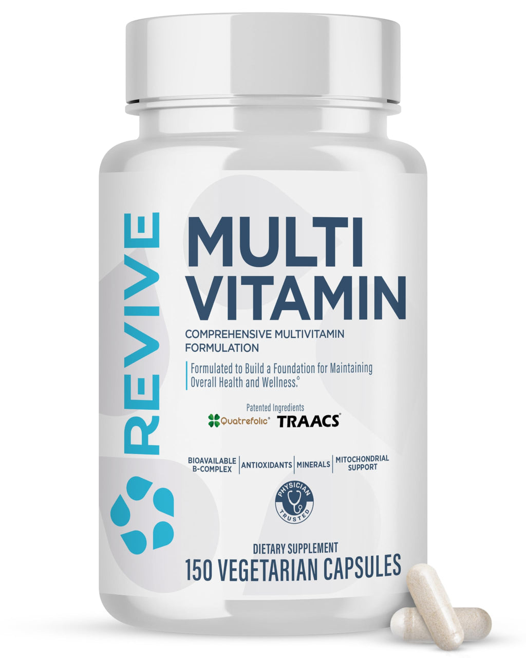 Revive MD Multi-Vitamin Supplement for Men & Women - 150 Capsules