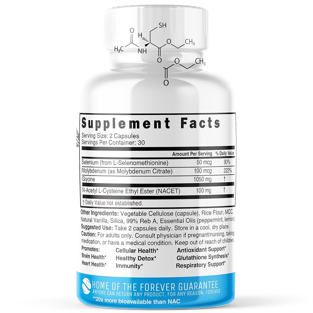 Nature's Fusions GlyNAC-ET N-Acetyl Cysteine Glycine - 60 Capsules - image 5