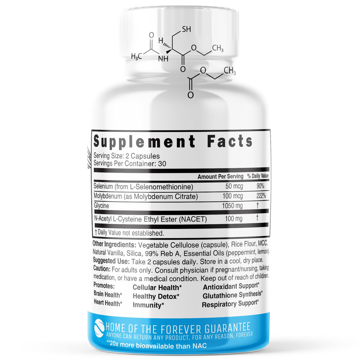 Nature's Fusions GlyNAC-ET N-Acetyl Cysteine Glycine - 60 Capsules - image 5