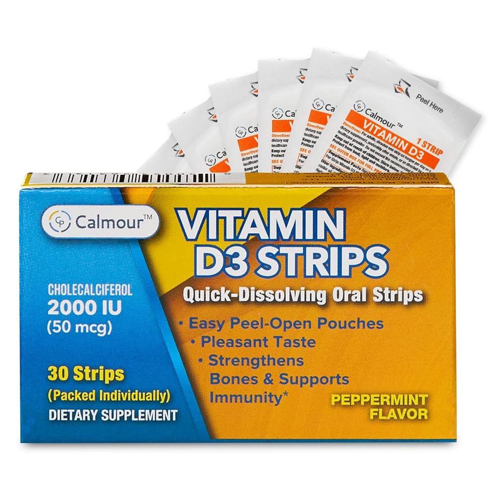 CALMOUR Vitamin D3 Strips