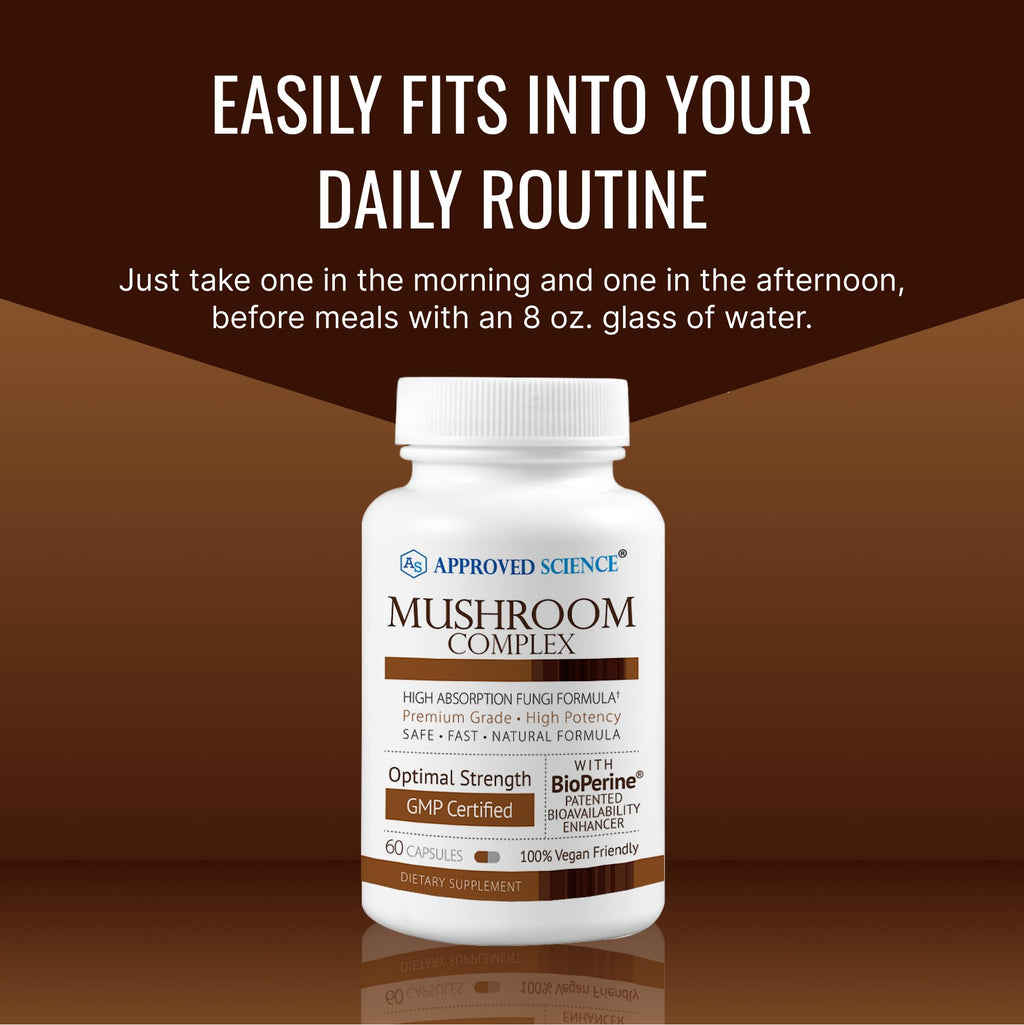 Approved Science® Mushroom Complex - 60 Capsules