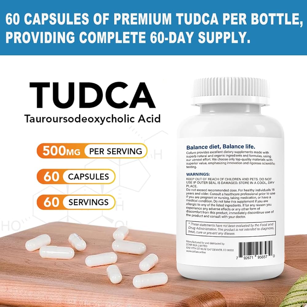 Cofure TUDCA 500mg Liver and Gallbladder Support - 60 Capsules - image 6