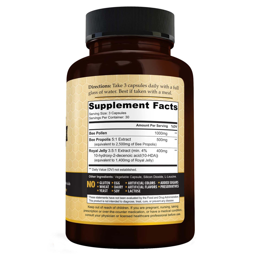 Vivid Health Nutrition Immune Boosting Royal Jelly Supplement - 90 Capsules - image 2