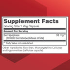 PROTOCOL FOR LIFE BALANCE Serrapeptase 60,000 Units - 60 Vegetarian Capsules - image 2