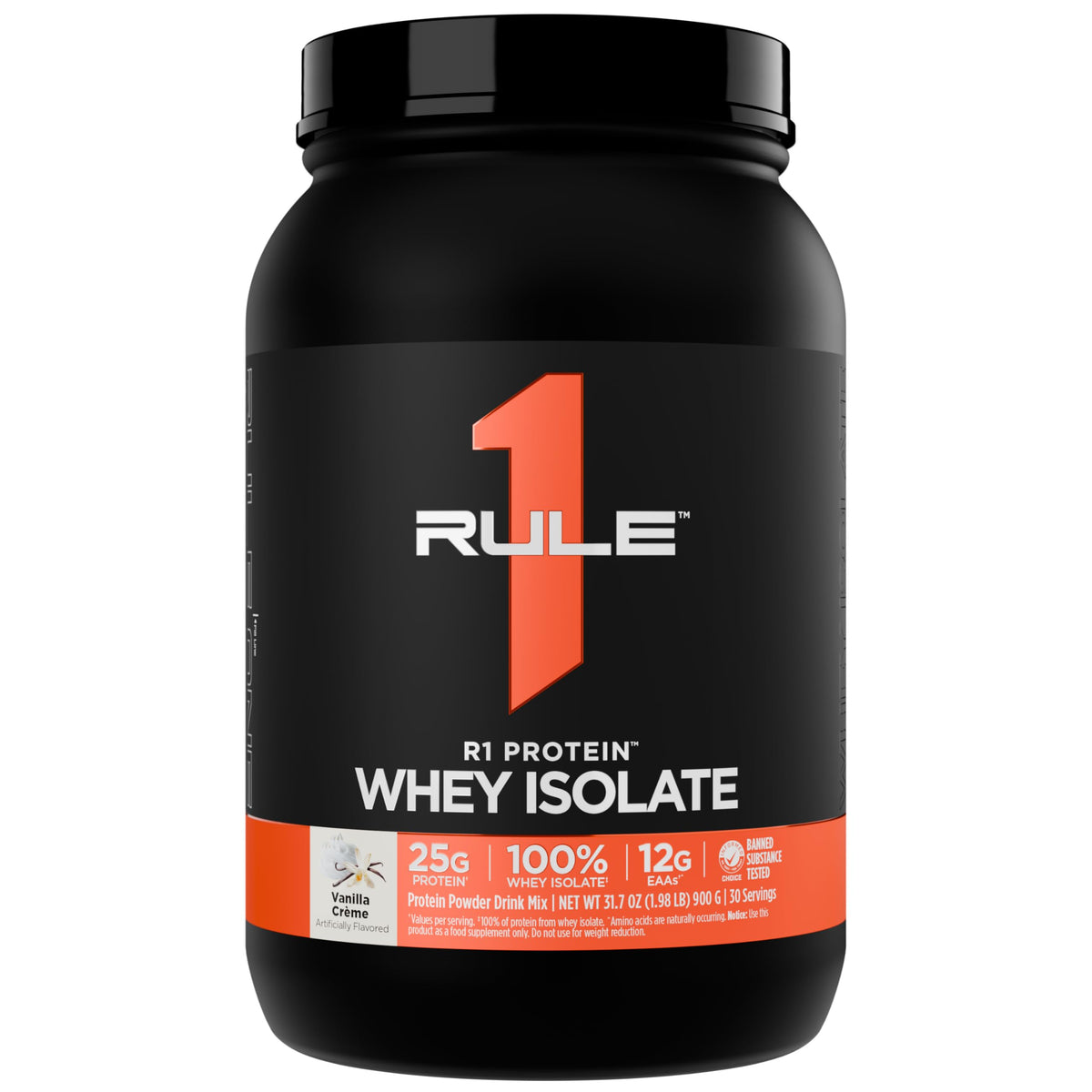 Rule 1 R1 Protein Whey Isolate - with 25g Protein & 6g BCAA