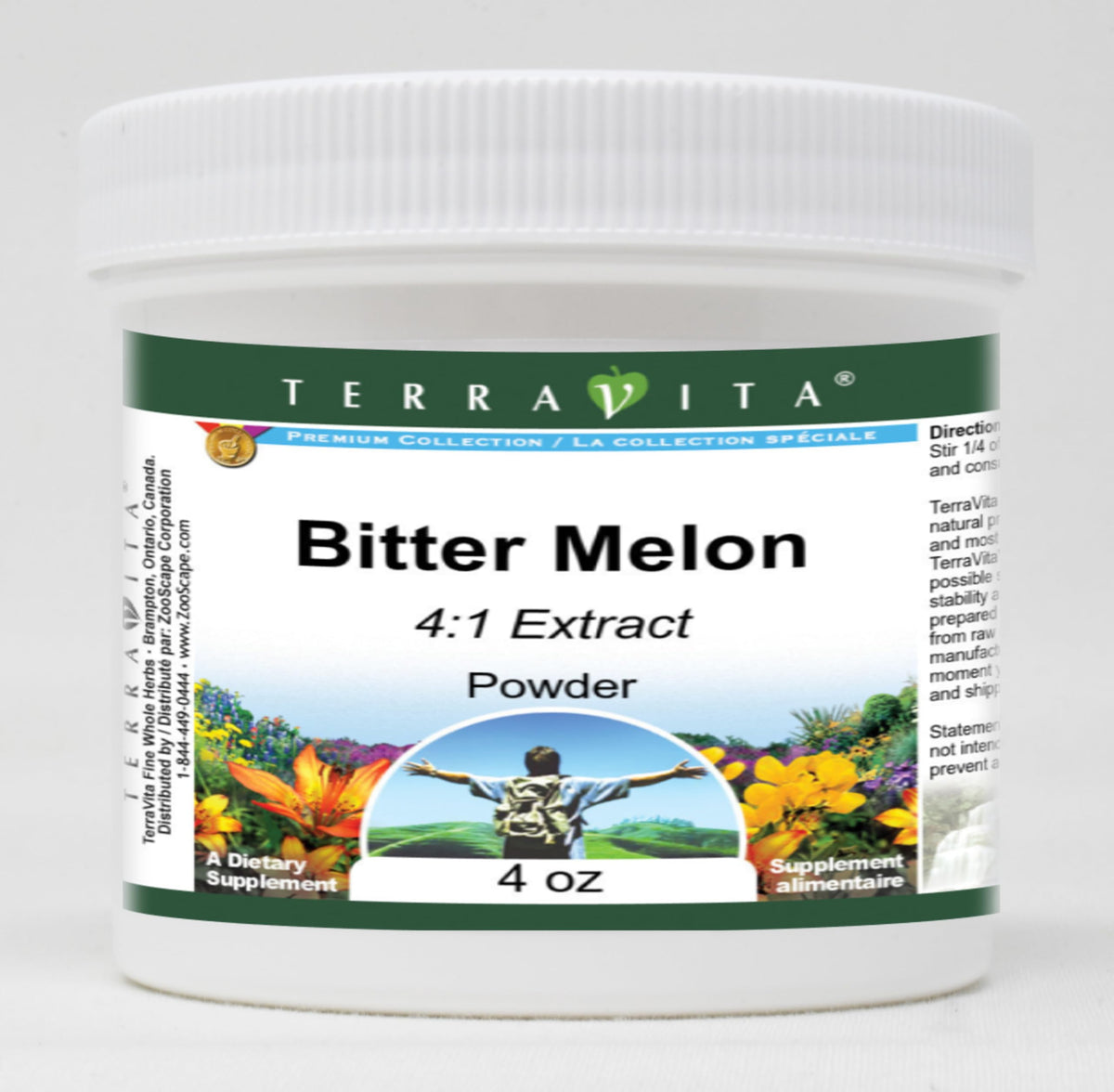Terravita Bitter Melon 4:1 Powder - 3 Pack (4 oz each)