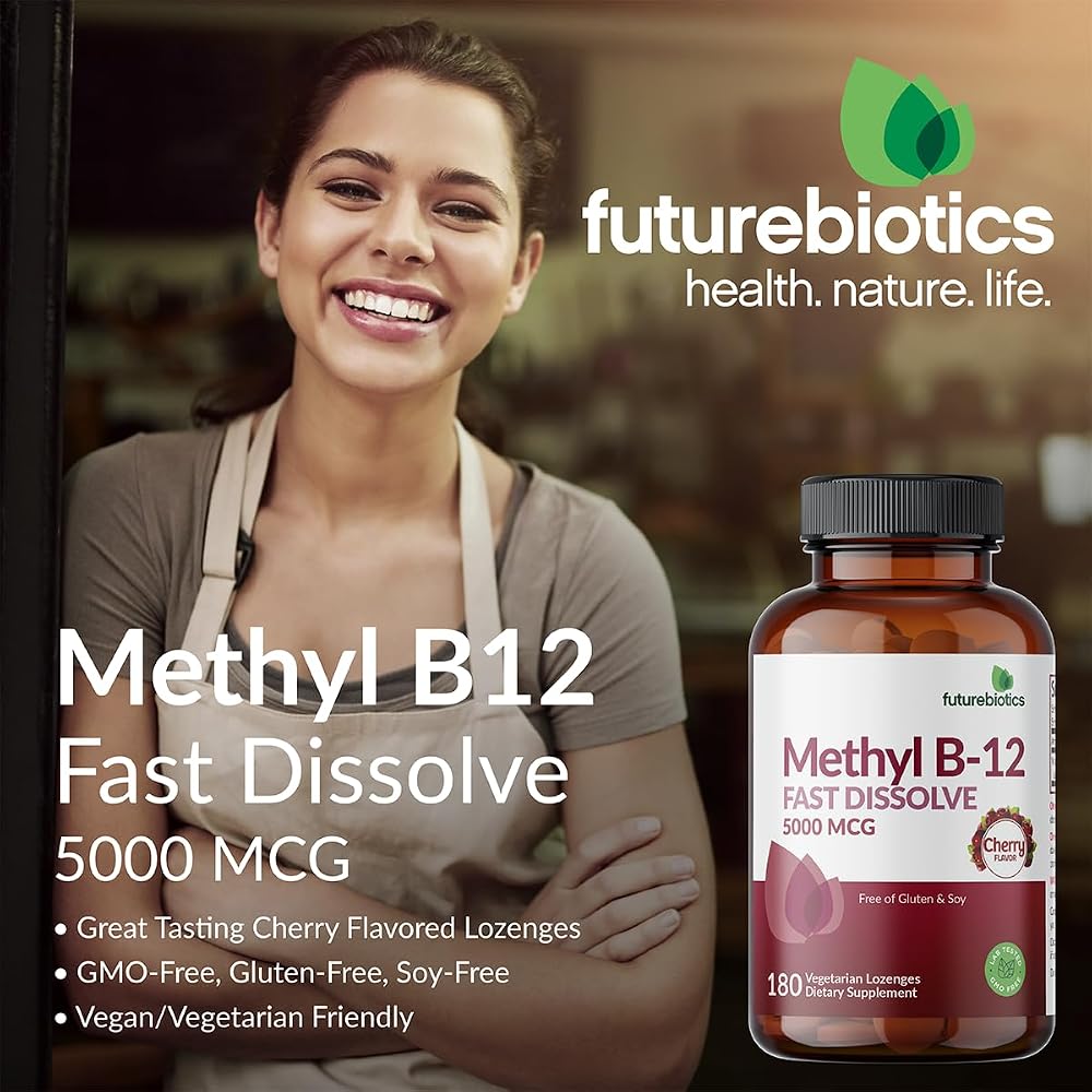 Futurebiotics Methyl B12 5000 MCG Vitamin B12 Methylcobalamin