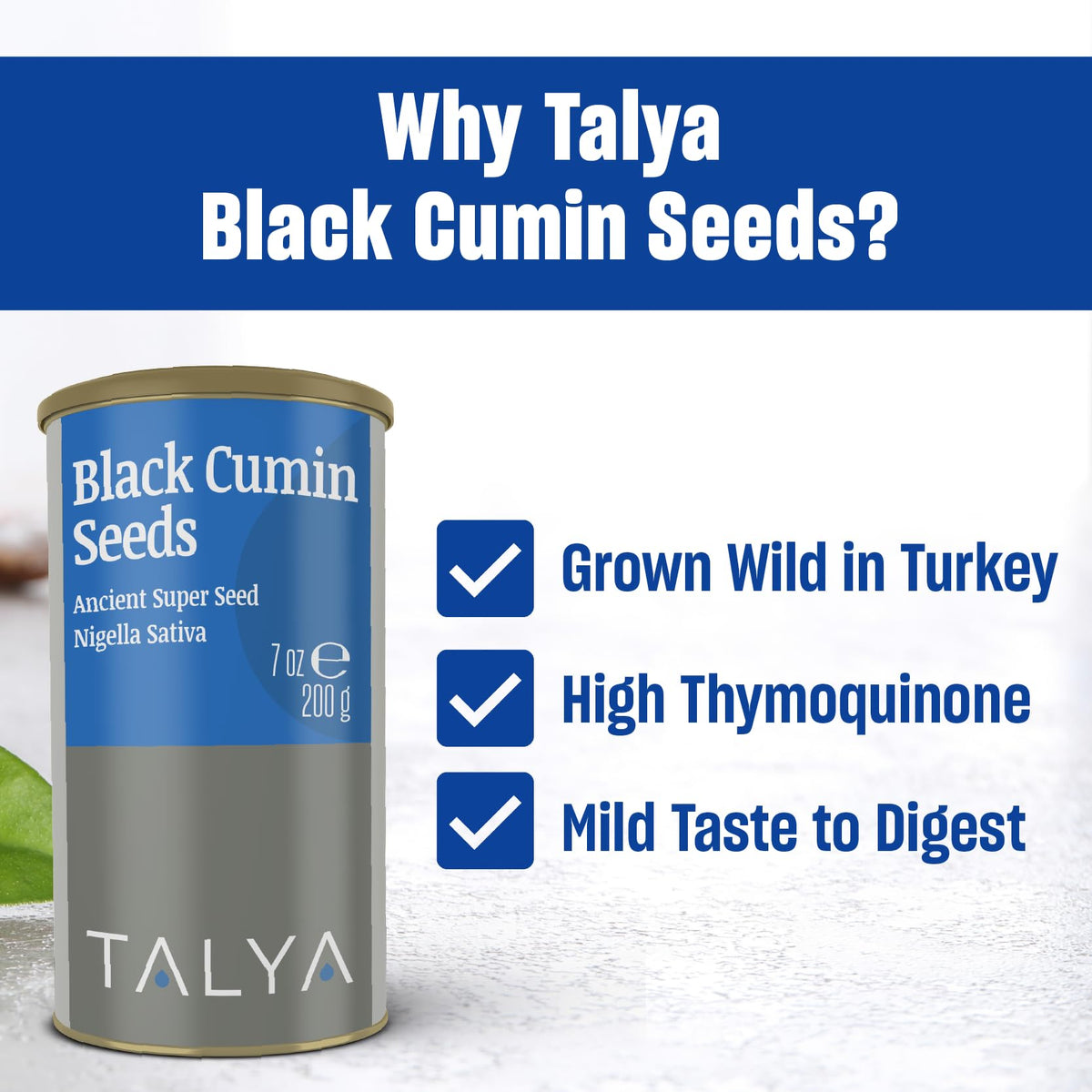 TALYA Black Cumin Seeds Immune Support - 7 oz (200 g) - image 4